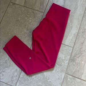 lululemon athletica women’s Fuchsia Leggings